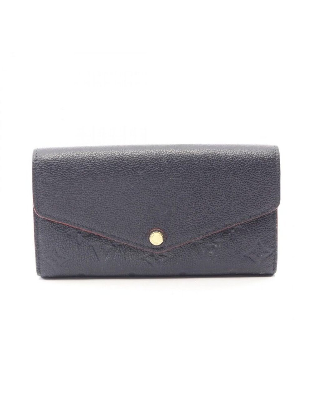 Louis Vuitton Bifold Wallet Portefeuille Sarah Marie Nuit Leather